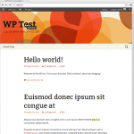 Standard WP 3.6 Install with dummy content